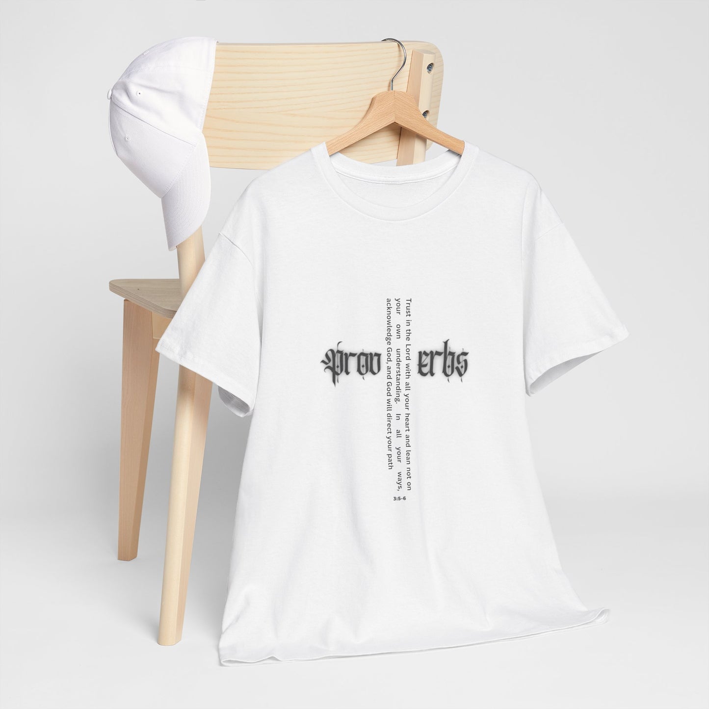 Proverbs 3:5-6 - Black Heavy T Women